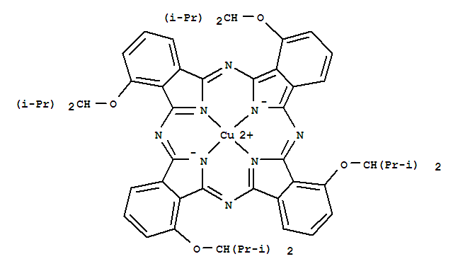 (SP-4-1)-[1,8,15,22-[2-׻-1-(1-׻һ)-29H,31H-̪(2-)-N29,N30,N31,N32]ͭṹʽ_144843-25-4ṹʽ