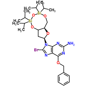 O6-л-8--N9-[3,5-O-(1,1,3,3-()-1,3-)-beta-D-2-߻ૺǻ]ʽṹʽ_328394-26-9ṹʽ
