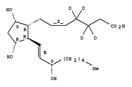 (5Z,9alpha,11alpha,13E,15S)-9,11,15-ǻ(3,3,4,4-<sup>2</sup>H<sub>4</sub>)ǰ-5,13-ϩ-1-ṹʽ_34210-11-2ṹʽ