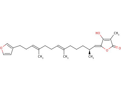 3-׻-4-ǻ-5-[(1Z,6E,10E)-2,6,10-׻-13-(3-߻ૻ)-6,10-ʮ̼ϩ-1-ǻ]߻-2(5H)-ͪṹʽ,51847-87-1ṹʽ