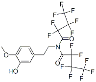 2,2,3,3,4,4,4-߷-N-(2,2,3,3,4,4,4-߷)-N-[2-(3-ǻ-4-)һ]ṹʽ_55429-09-9ṹʽ
