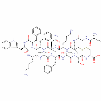 (D-TRP8,D-CYS14)-SOMATOSTATIN-14ṹʽ_61950-59-2ṹʽ
