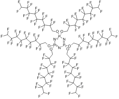 2,2,4,4,6,6-[(2,2,3,3,4,4,5,5,6,6,7,7,8,8,9,9-ʮɻ)]-1,3,5,2lambda<sup>5</sup>,4lambda<sup>5</sup>,6lambda<sup>5</sup>-ӻϩṹʽ_186043-67-4ṹʽ