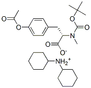 BOC-N-METHYL-O-ACETYL-L-TYROSINE DICYCLOHEXYLAMMONIUM SALTṹʽ_201294-70-4ṹʽ
