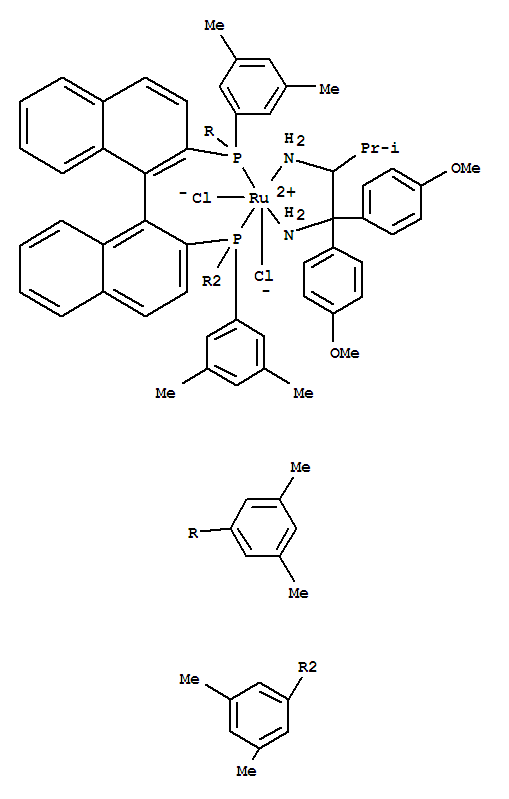 RuCl2[(S)-(DM-BINAP)][(S)-DAIPEN]ṹʽ_220114-01-2ṹʽ