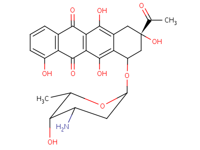 (7S,9S)-9--7-[(4S,5S,6S)-4--5-ǻ-6-׻-2-]-4,6,9,11-ǻ-8,10--7H-ı-5,12-ͪνṹʽ,39472-31-6ṹʽ