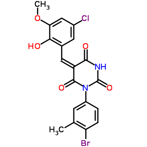 (5E)-1-(4--3-׻-)-5-[(5--2-ǻ-3--)Ǽ׻]-1,3-ũ-2,4,6-ͪṹʽ_6063-89-4ṹʽ