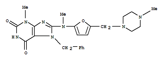 3,7--3-׻-8-[׻[5-[(4-׻-1-)׻]-2-߻]]-7-(׻)-1H--2,6-ͪṹʽ_777813-77-1ṹʽ