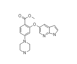2-(1H-[2,3-b]-5-)-4-(-1-)ṹʽ_1257044-57-7ṹʽ