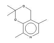 (9ci)-2,2,5,8-ļ׻-4H-1,3-fӢ[4,5-c]ऽṹʽ_13462-55-0ṹʽ