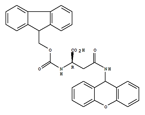 Fmoc-D-Asn(Xan)-Ohṹʽ_353236-19-8ṹʽ