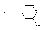 (1S-ʽ)-5-ǻ-Alpha,Alpha,4-׻-3-ϩ-1-״ṹʽ_38235-58-4ṹʽ