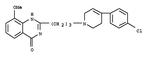 (9ci)-2-[3-[4-(4-ȱ)-3,6--1(2H)-]]-8--4(1H)-ͪṹʽ_437996-36-6ṹʽ