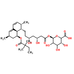 1-O-[(3R,5R)-7-{(1S,2S,6R,8S,8aR)-8-[(2,2-׻)]-2,6-׻-1,2,6,7,8,8a--1-}-3,5-ǻ]-beta-L--ૼṹʽ_463962-56-3ṹʽ