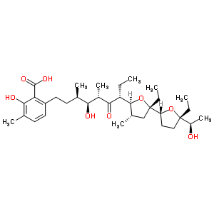 6-[(3R,4s,5s,7r)-7-[(2s,2r,4s,5s,5s)-2,5-һ-5-[(r)-1-ǻһ]-4-׻ [2,2-bi߻]-5-]-4-ǻ-3,5-׻-6-ɻ]-2-ǻ-3-׻ṹʽ_54156-67-1ṹʽ