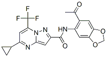 (9CI)-N-(6--1,3-ӻϩl-5-)-5--7-(׻)-[1,5-a]-2-ṹʽ_606096-67-7ṹʽ