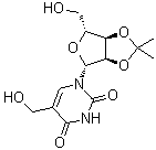 5-�u基甲基-2,3-(二-o-����丙基)尿苷�Y��式_3816-77-1�Y��式