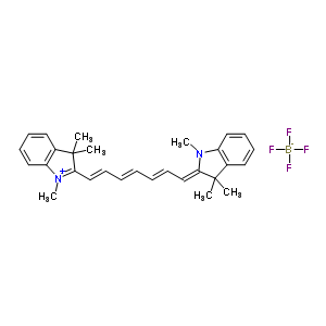 1,3,3-׻-2-[(1E,3E,5E)-7-(1,3,3-׻-2,3--1H-2-ǻ)-1,3,5-ϩ]-3H-fķνṹʽ_61575-73-3ṹʽ