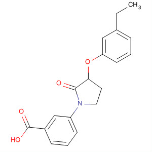 3-(3-(3-乙基苯氧基)-2-氧代吡咯烷-1-基)苯甲酸�Y��式_649773-87-5�Y��式