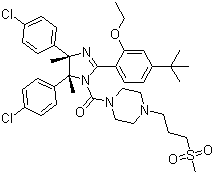 [(4R,5s)-4,5-˫(4-ȱ)-2-[4-(1,1-׻һ)-2-]-4,5--4,5-׻-1H--1-][4-[3-(׻)]-1-]ͪṹʽ_939981-39-2ṹʽ