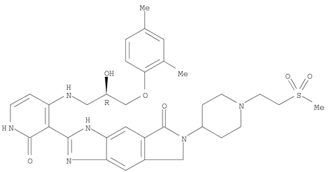 2-(4-((3-(2,4-׻)-2-ǻ))-2--1,2--3-)-6-(1-(2-(׻)һ)-4-)-6,7-[4,5-f]-5(3H)-ͪṹʽ_1008448-19-8ṹʽ