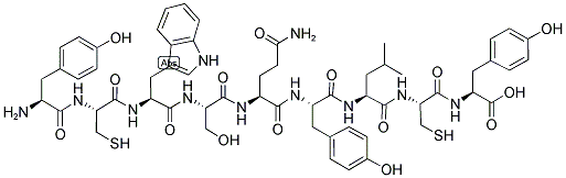 H-Tyr-Cys-Trp-Ser-Gln-Tyr-Leu-Cys-Tyr-OH,(Disulfide bond between Cys2 and Cys 8ṹʽ_199999-60-5ṹʽ