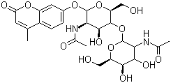 4-׻umbelliferyl N,N---d-chitobiosideṹʽ_53643-12-2ṹʽ