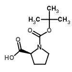 Boc-dl-pro-oh�ṹʽ_59433-50-0�ṹʽ
