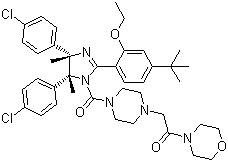 Rel-2-[4-[[(4r,5s)-4,5-˫(4-ȱ)-2-[4-(1,1-׻һ)-2-]-4,5--4,5-׻-1H--1-]ʻ]-1-]-1-(4-)ͪṹʽ_939983-14-9ṹʽ