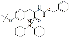 Cbz-Tyr(tBu)-OH dicyclohexylamine saltṹʽ_16879-90-6ṹʽ