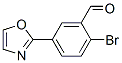 2-Bromo-5-(1,3-oxazol-2-yl)benzaldehydeṹʽ_176961-43-6ṹʽ